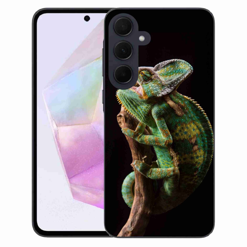 Gélový kryt mmCase na Samsung Galaxy A35 5G - chameleón