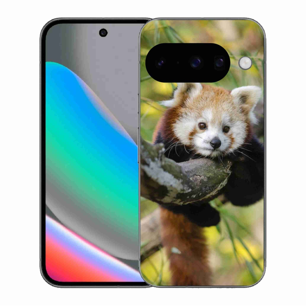 Gélový kryt mmCase na Google Pixel 10 - panda červená