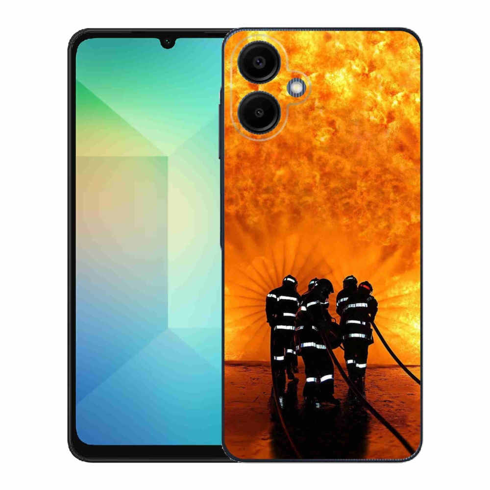 Gélový kryt mmCase na Samsung Galaxy A06 4G - požiar