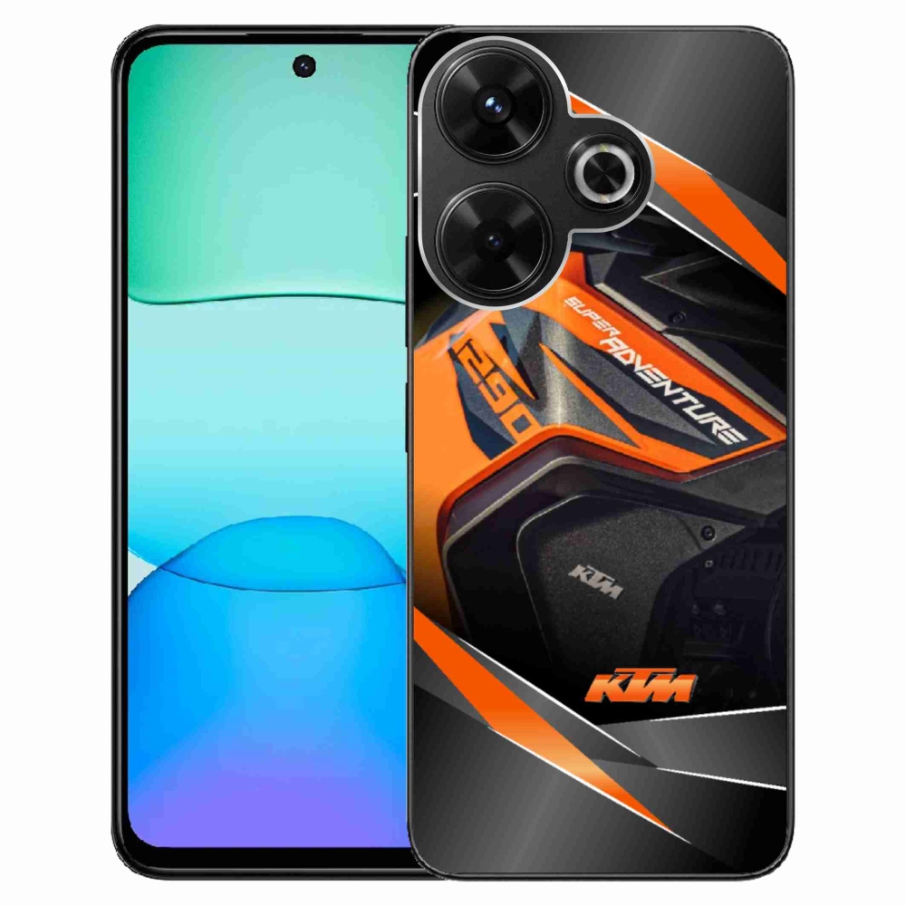 Gélový kryt mmCase na Xiaomi Redmi 13 4G/Poco M6 4G - motorka ktm