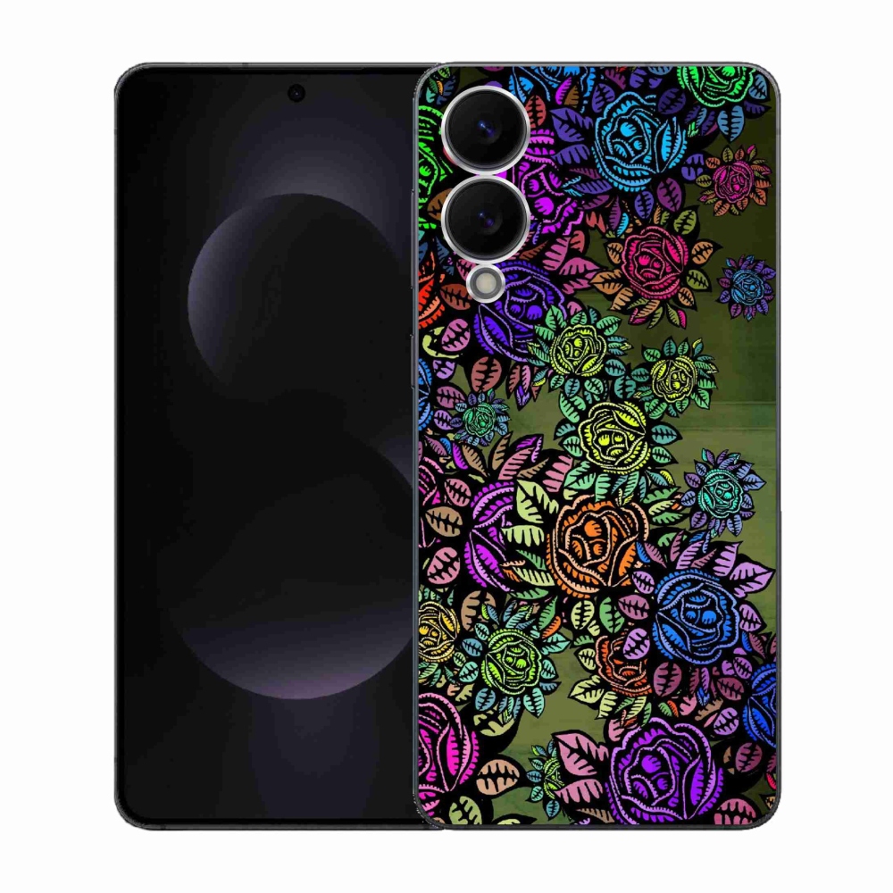 Gélový kryt mmCase na Samsung Galaxy S25 Edge - kvety 6