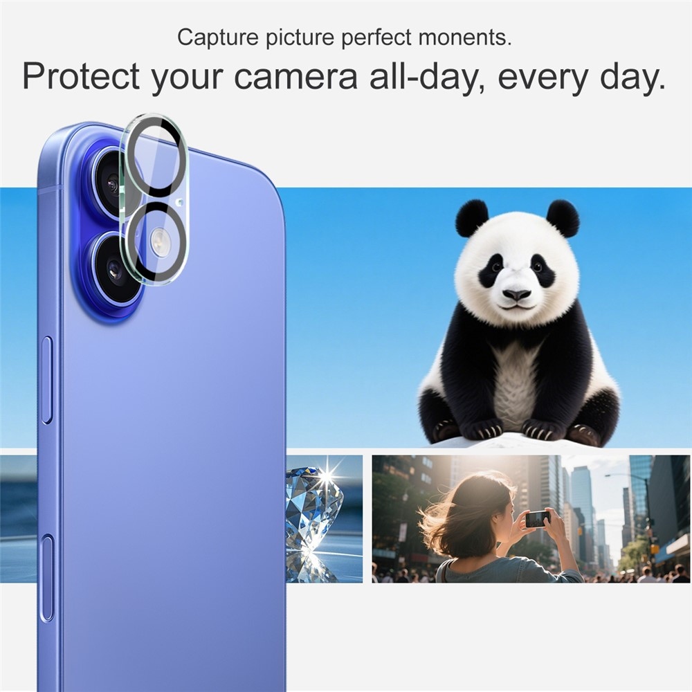 IMK sklo šošovky fotoaparátu na iPhone 17 - čierne krúžky