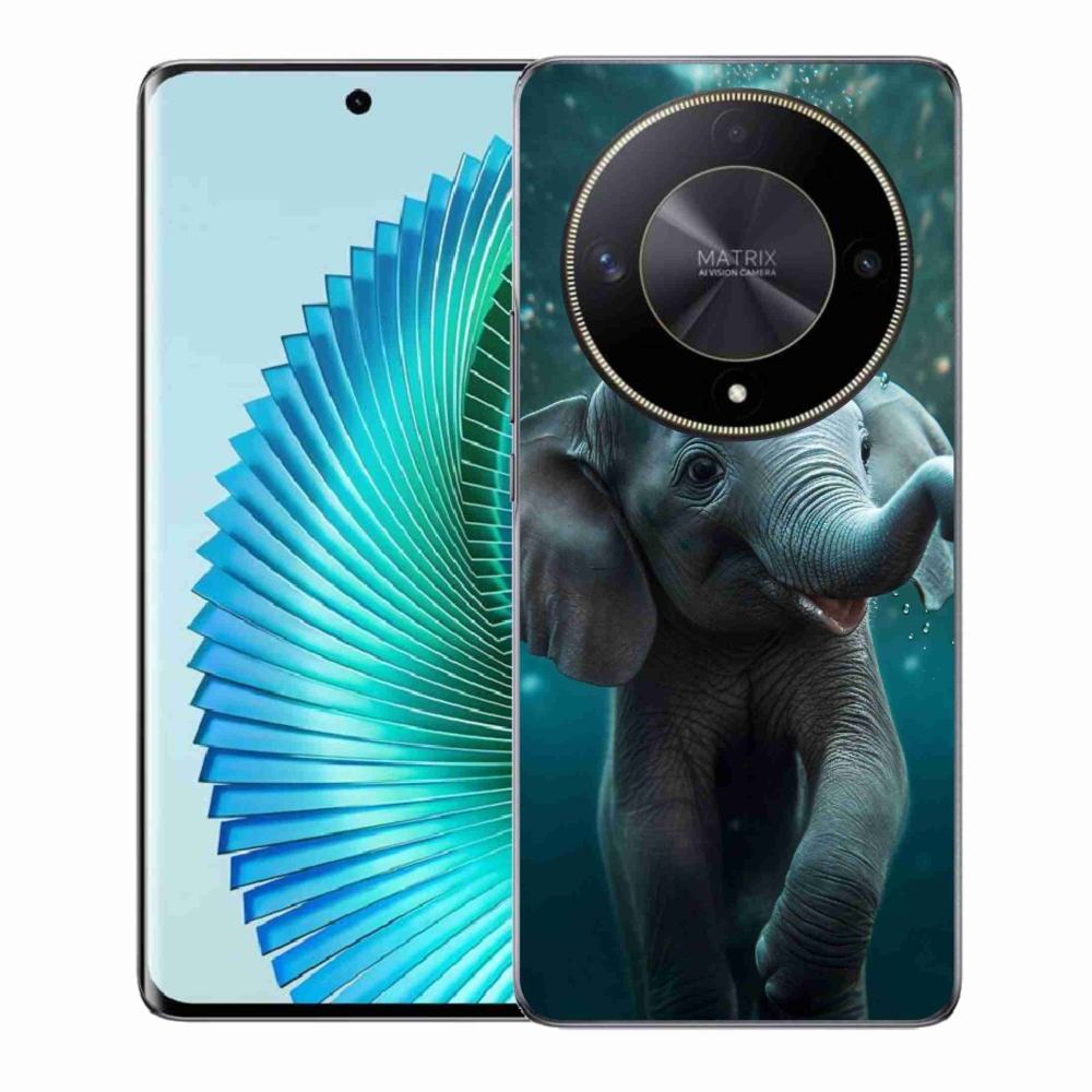 Gélový kryt mmCase na Honor Magic 6 Lite 5G - sloník pod vodou