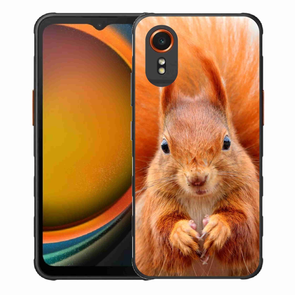 Gélový kryt mmCase na Samsung Galaxy Xcover 7 - veverička