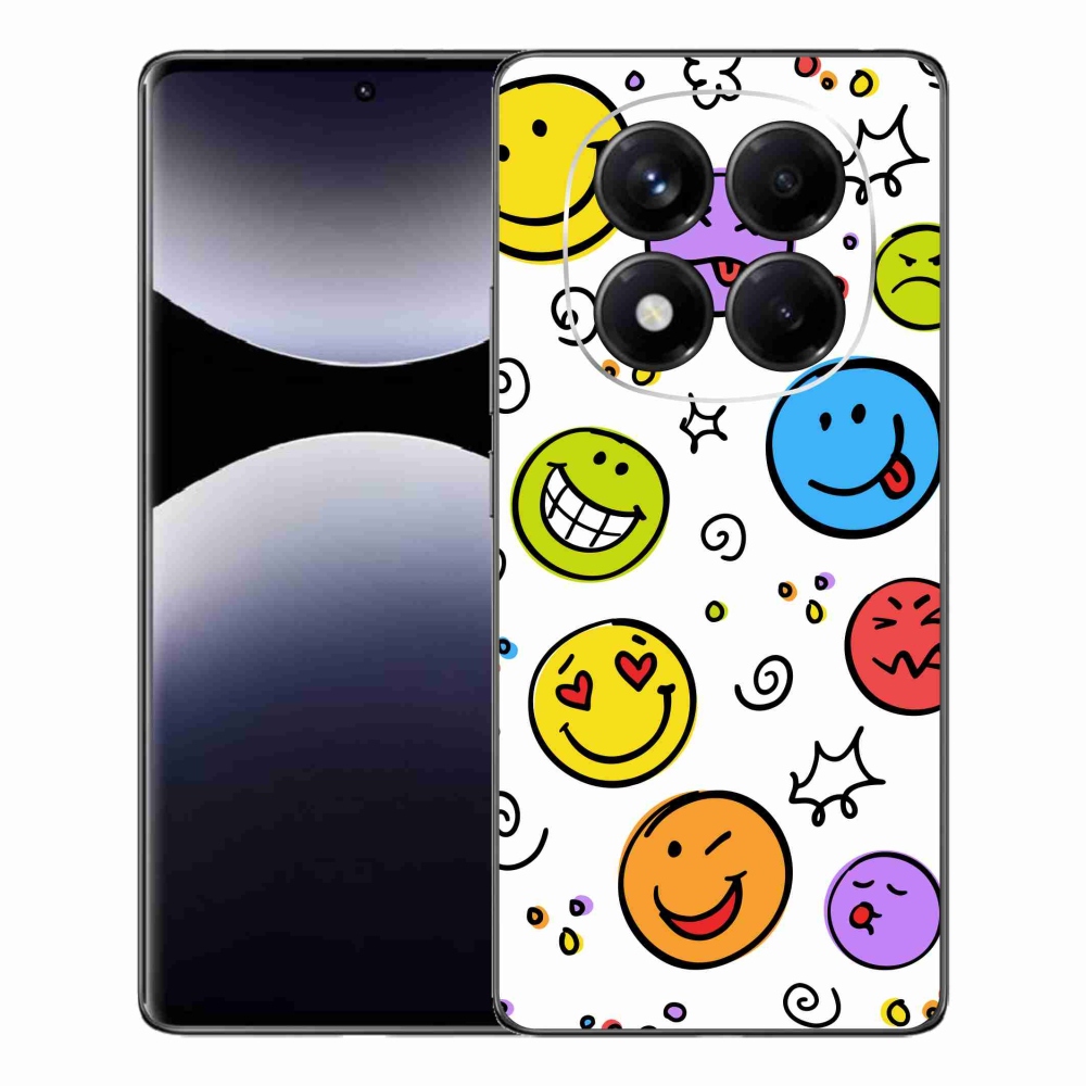 Gélový kryt mmCase na Xiaomi Redmi Note 14 Pro - smajlíci