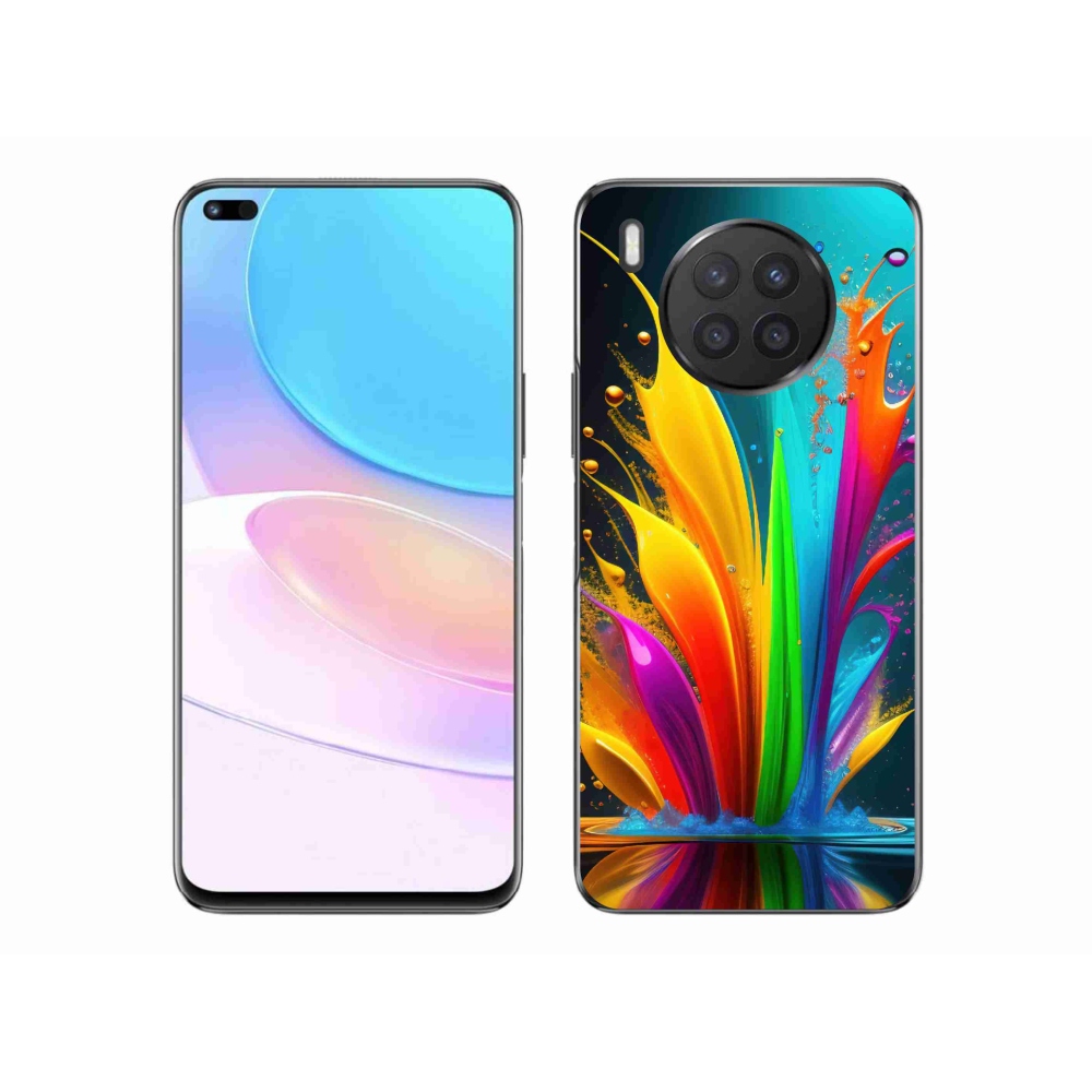 Gelový kryt mmCase na Huawei Nova 8i - abstraktní motiv 1