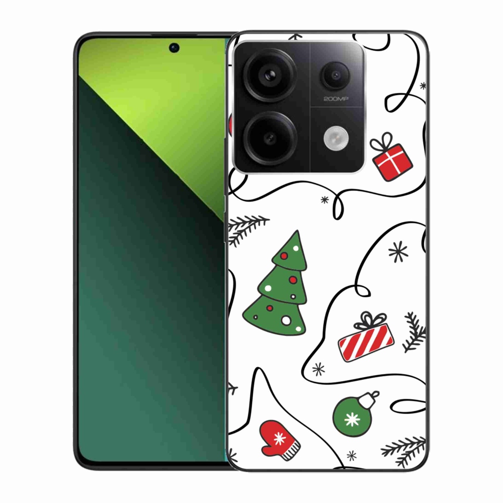 Gélový kryt mmCase na Xiaomi Redmi Note 13 Pro 5G/Poco X6 5G - vianočné motívy