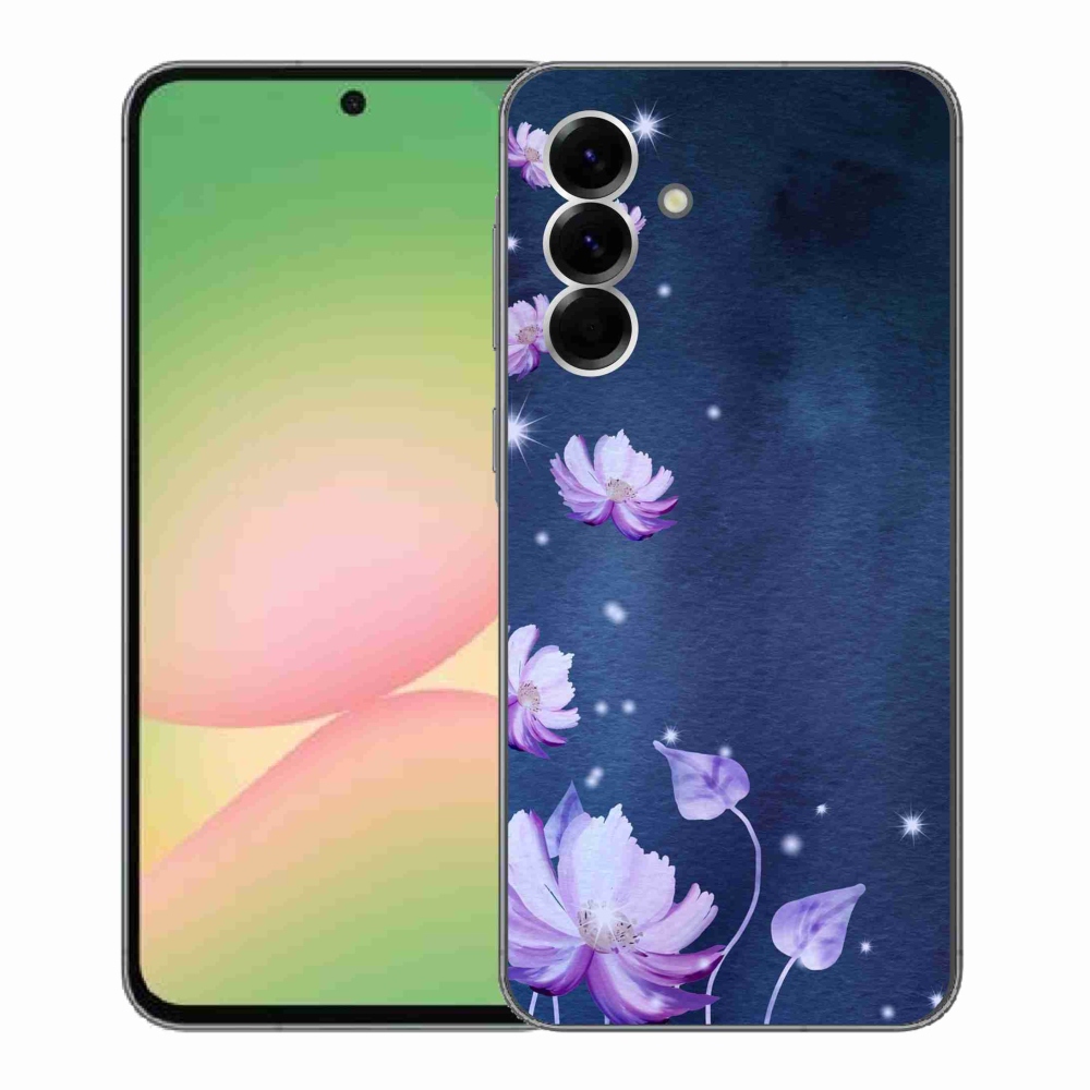 Gélový kryt mmCase na Samsung Galaxy A56 5G - padajúce kvety