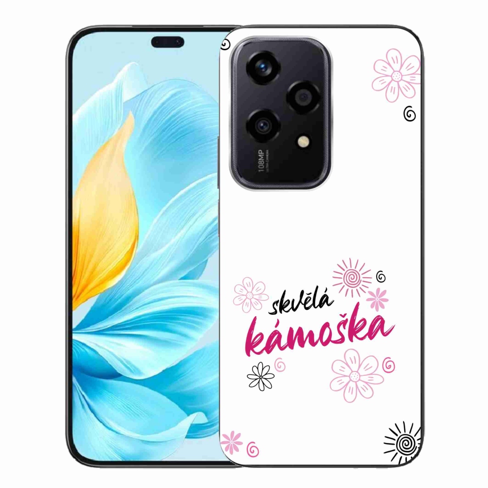 Gélový kryt mmCase na Honor 200 Lite 5G - skvelá kamoška biele pozadie