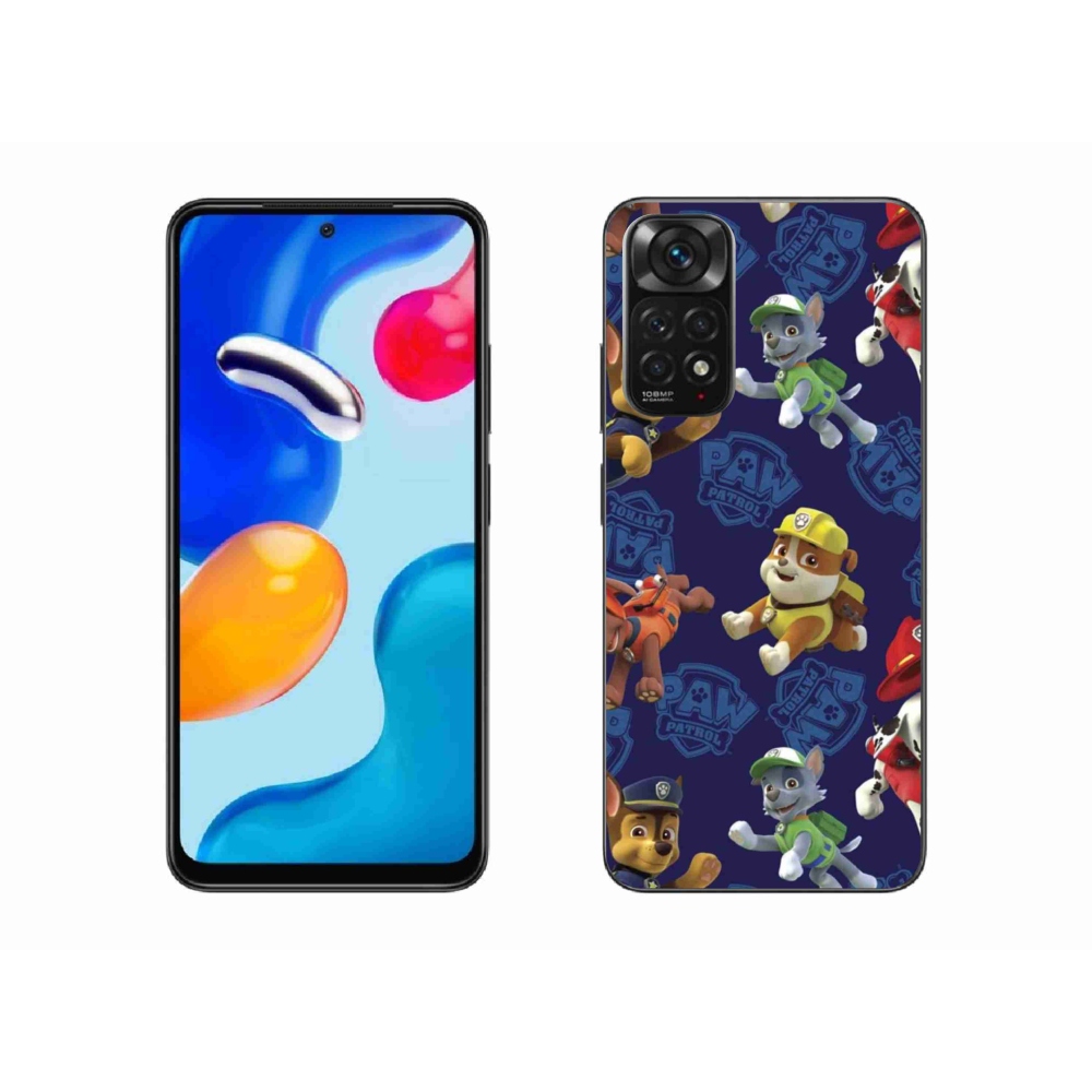 Gélový kryt mmCase na Xiaomi Redmi Note 11S 4G - labková patrola 1