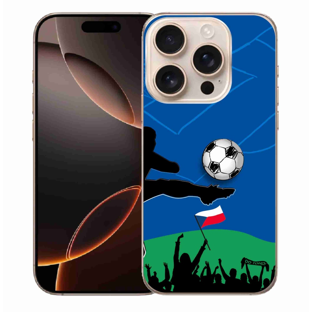 Gélový kryt mmCase na iPhone 16 Pro Max - fanúšikovia futbalu