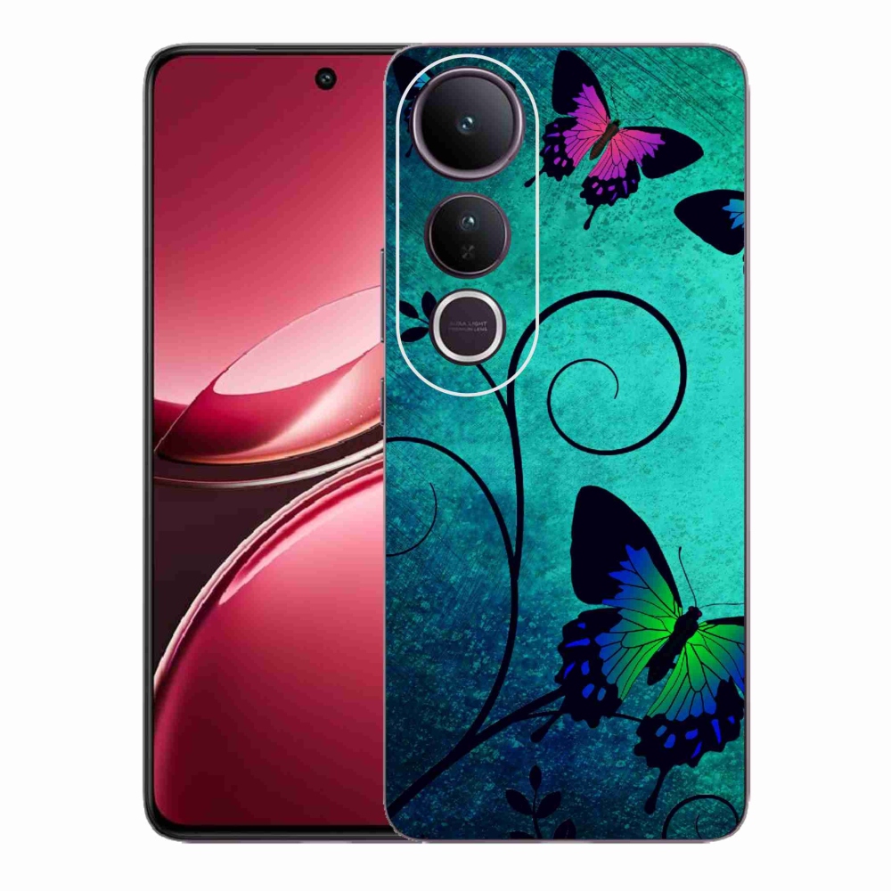 Gélový kryt mmCase na Vivo V50 Lite 4G/5G - farební motýle