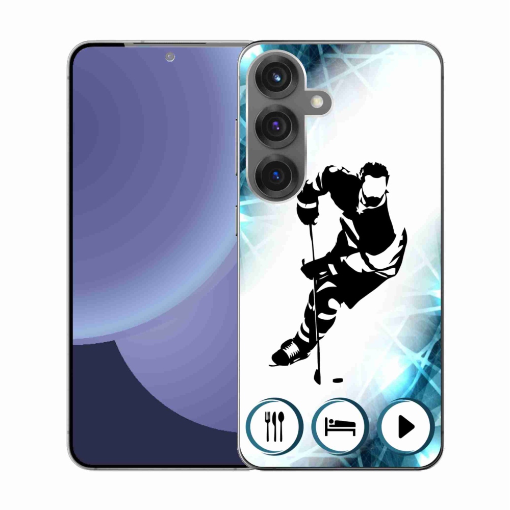 Gélový kryt mmCase na Samsung Galaxy S25 - hokej 1