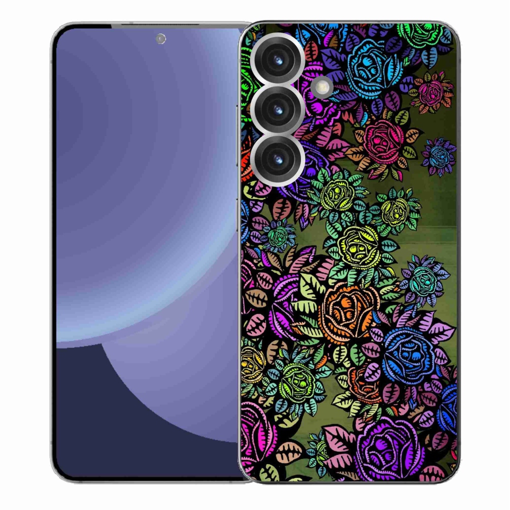 Gélový kryt mmCase na Samsung Galaxy S25+ - kvety 6