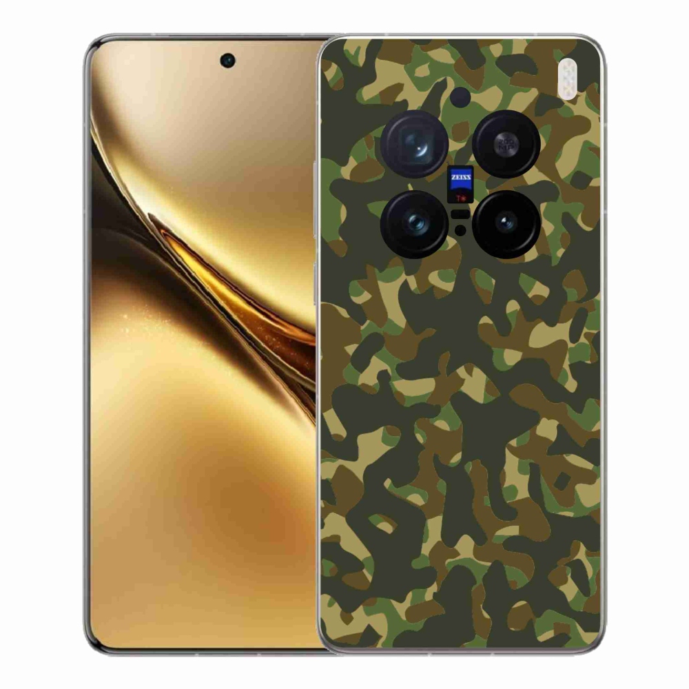 Gélový kryt mmCase na Vivo X200 Pro 5G - maskáčový vzor 1