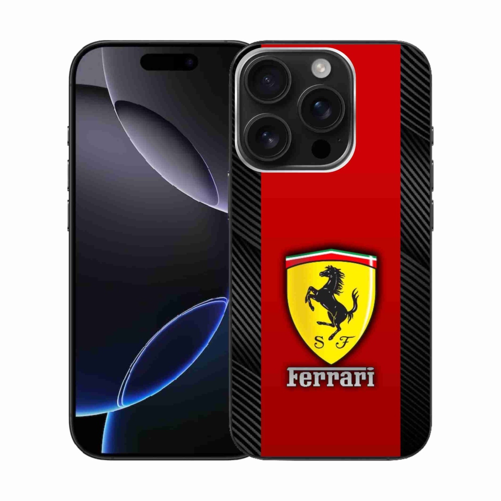 Gélový kryt mmCase na iPhone 16 Pro - ferrari