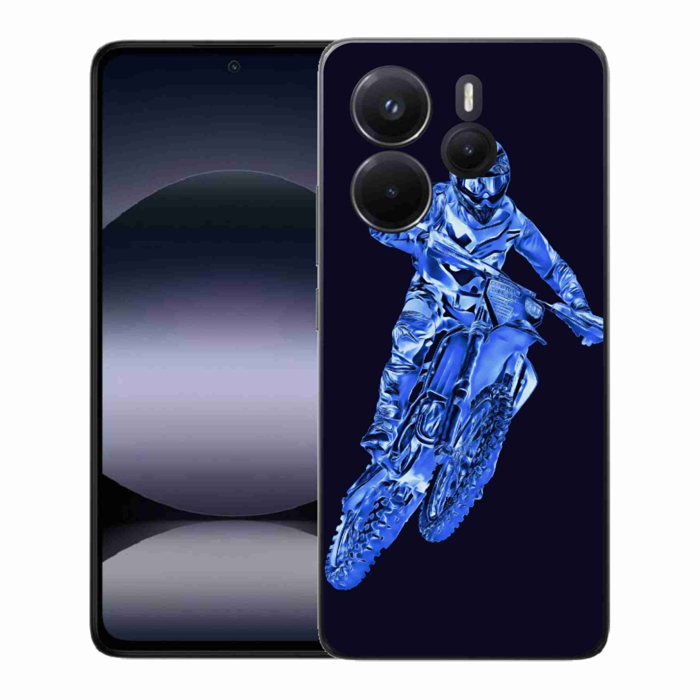 Gélový kryt mmCase na Xiaomi Redmi Note 14 - motocross 1