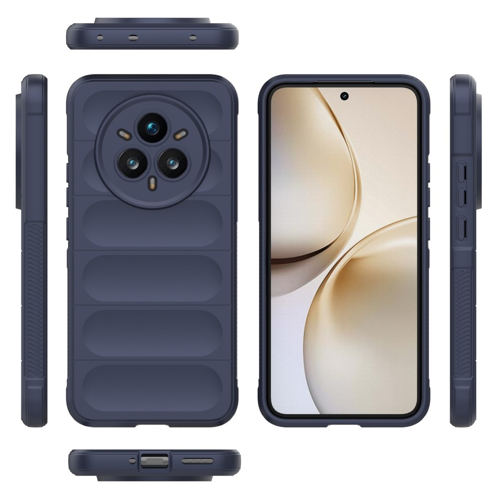 Rugg odolný gélový obal na Realme 14 Pro+ 5G - tmavomodrý