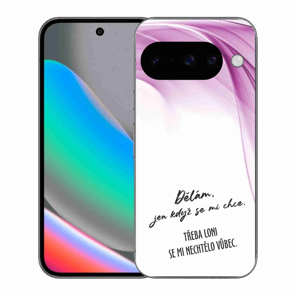 Gélový kryt mmCase na Google Pixel 10 - vtipný text 12 biele pozadie
