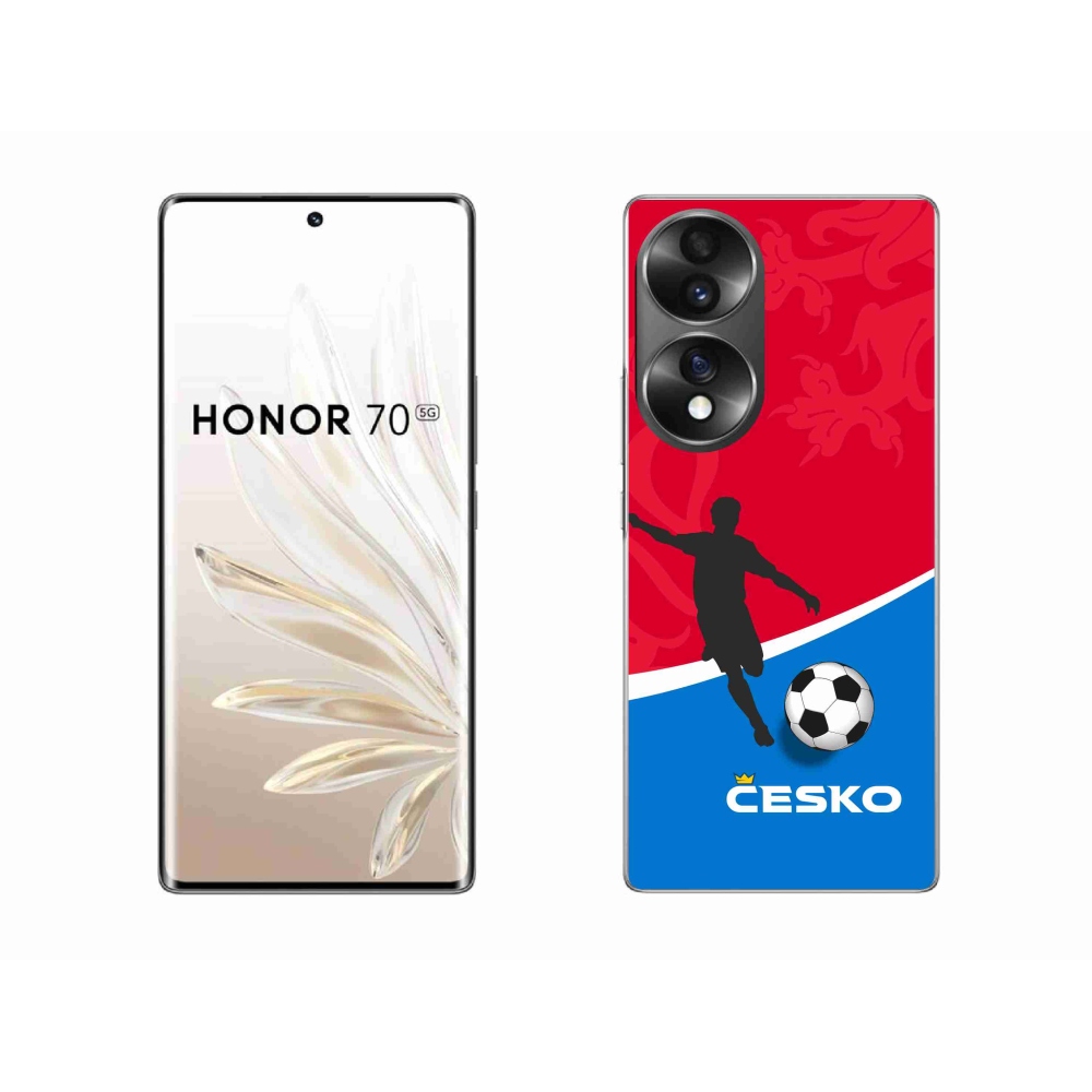 Gélový kryt mmCase na Honor 70 - futbal Česko