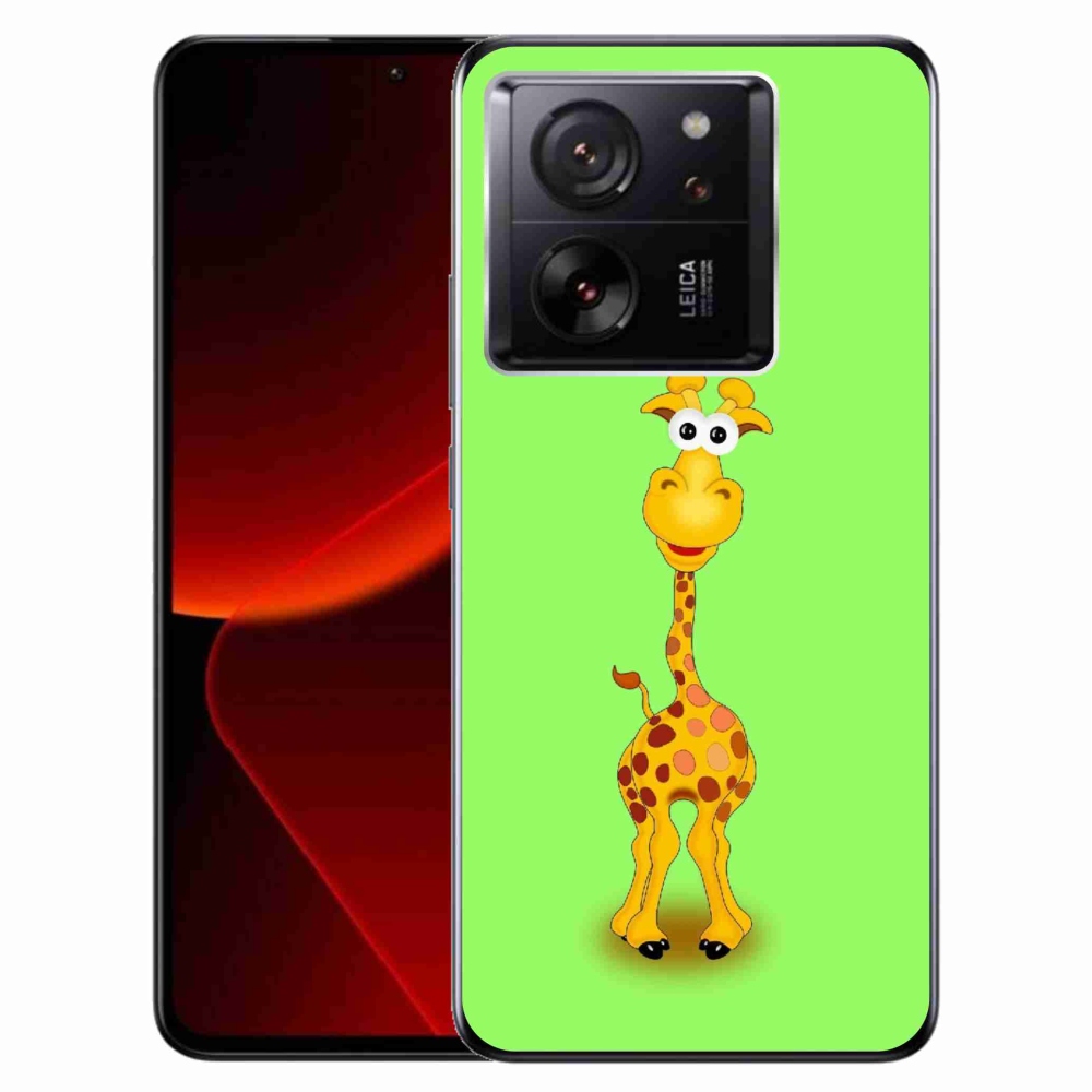 Gélový kryt mmCase na Xiaomi 13T/13T Pro - kreslená žirafa