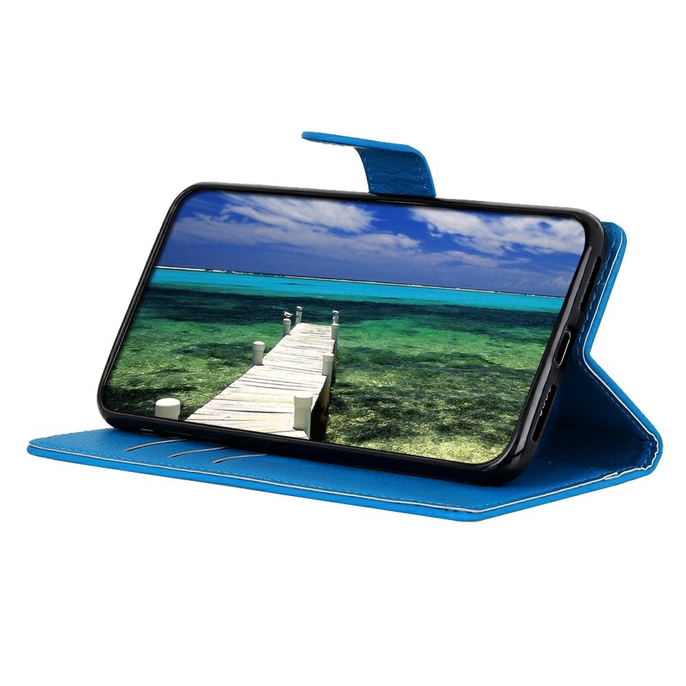 Litchie knižkové púzdro na Xiaomi Redmi 15C 4G/5G (173mm) - modré