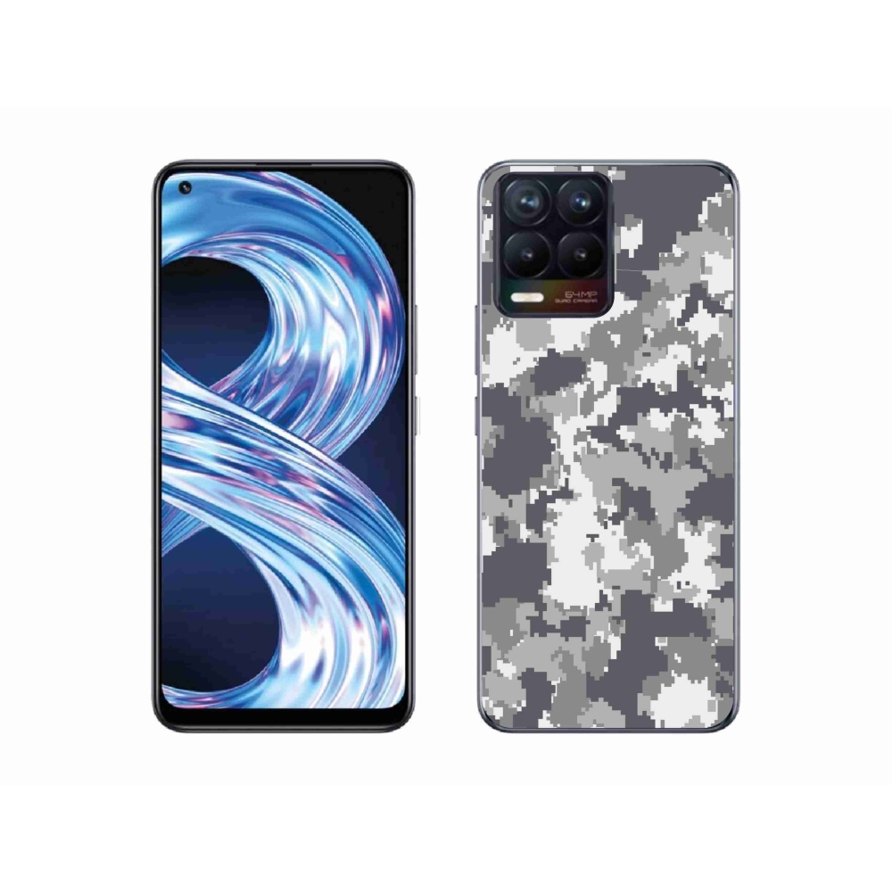 Gélový kryt mmCase na Realme 8 Pro - maskáčový vzor 2