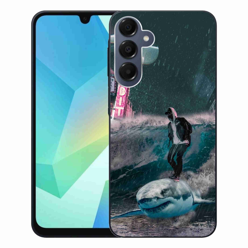 Gélový kryt mmCase na Samsung Galaxy A16 4G/5G - žralok