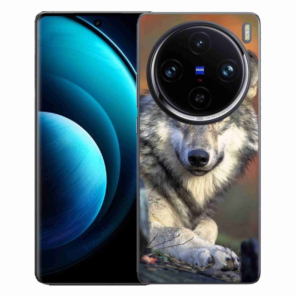 Gélový obal mmCase na Vivo X100 Pro 5G - vlk