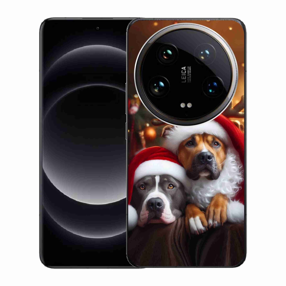 Gélový kryt mmCase na Xiaomi 14 Ultra - vianočné psy