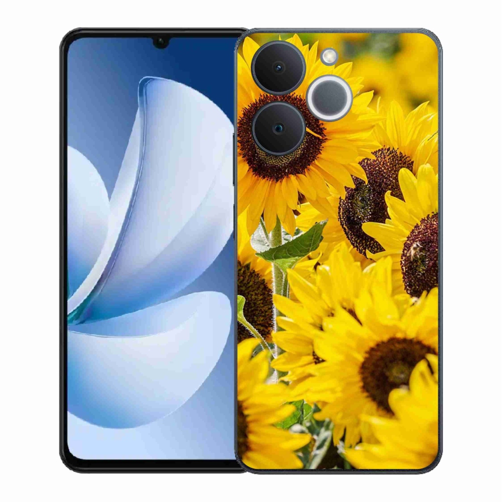 Gélový kryt mmCase na Realme Note 70T - slnečnica