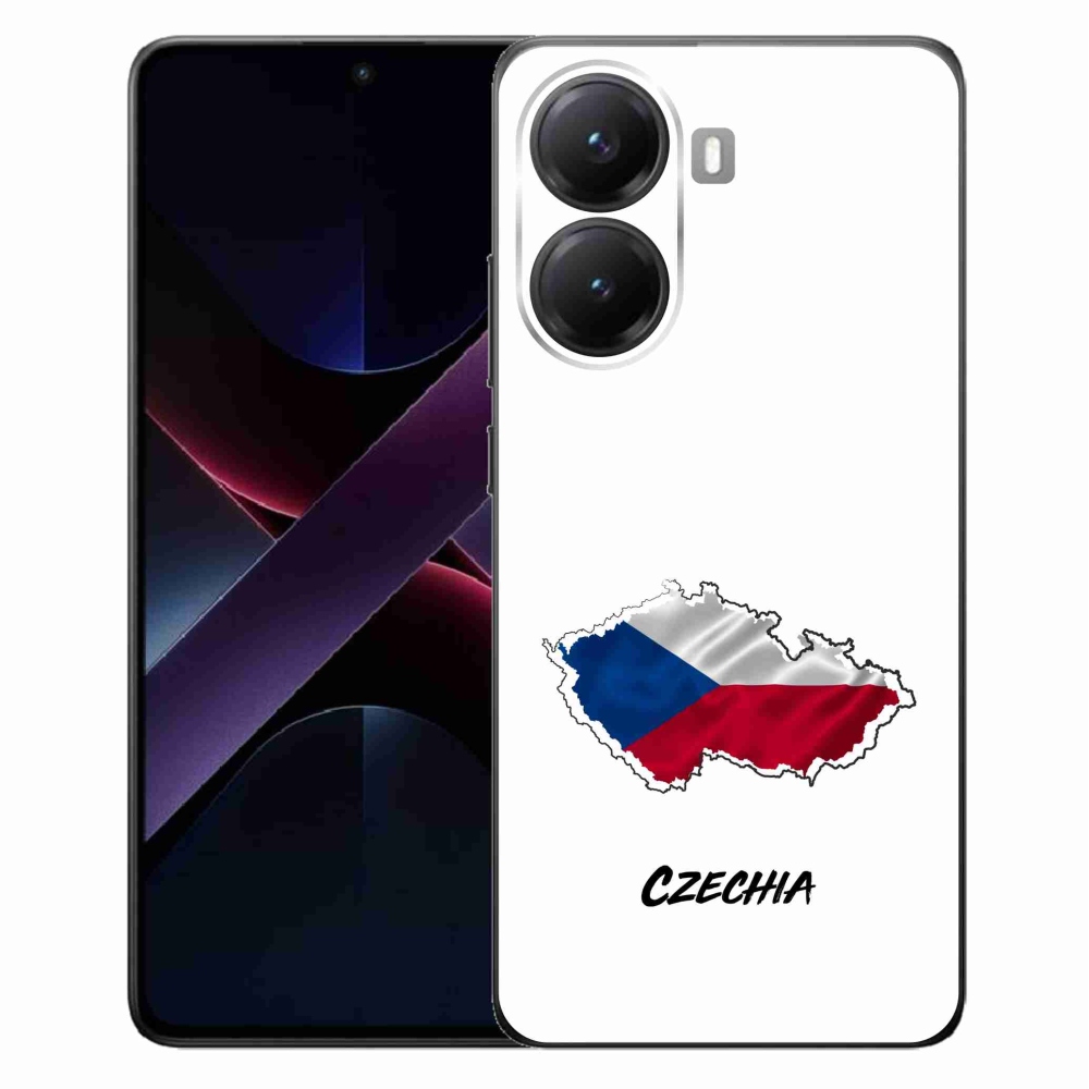 Gélový kryt mmCase na Xiaomi Poco X7 Pro 5G - Czechia biele pozadie