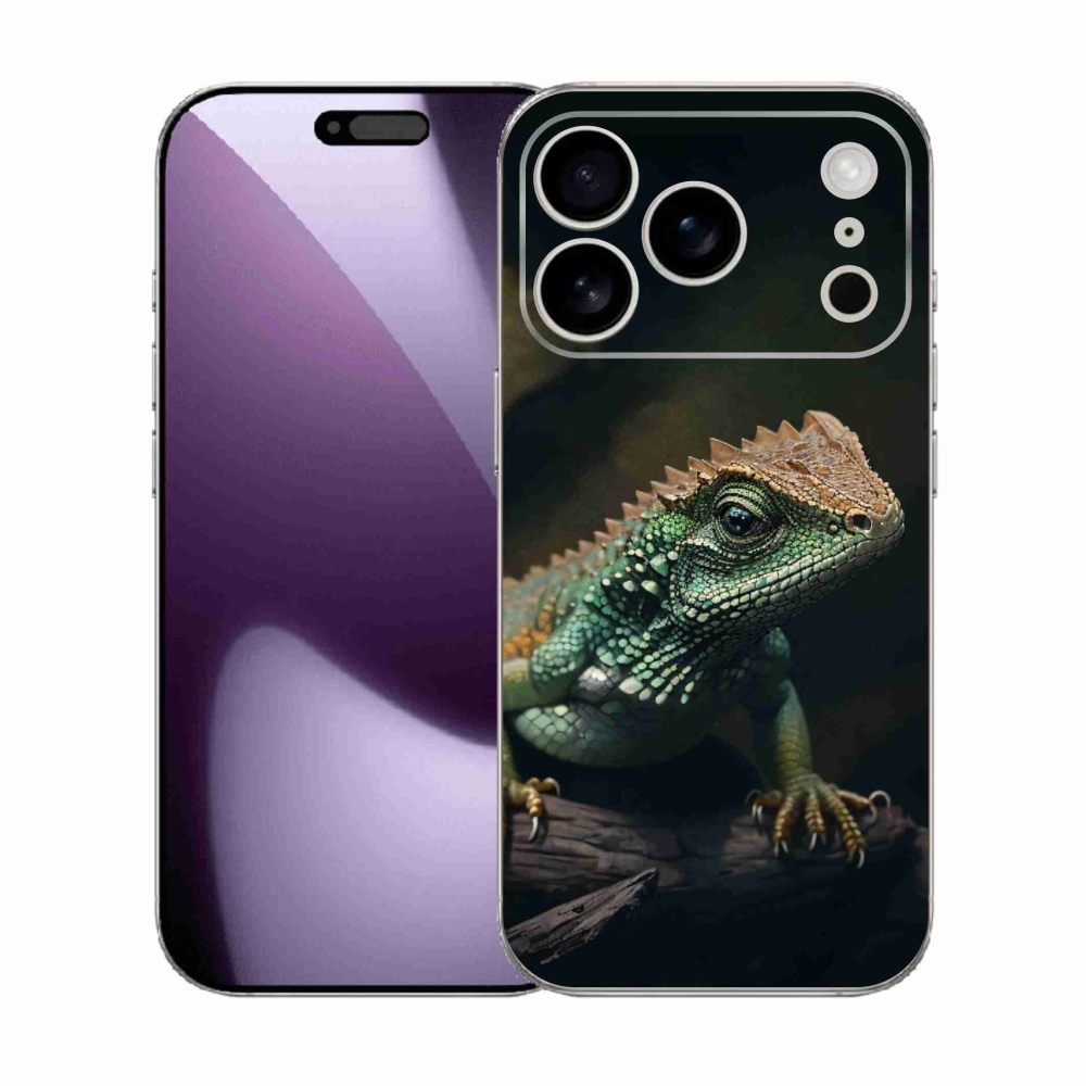 Gélový kryt mmCase na iPhone 17 Pro - jašter