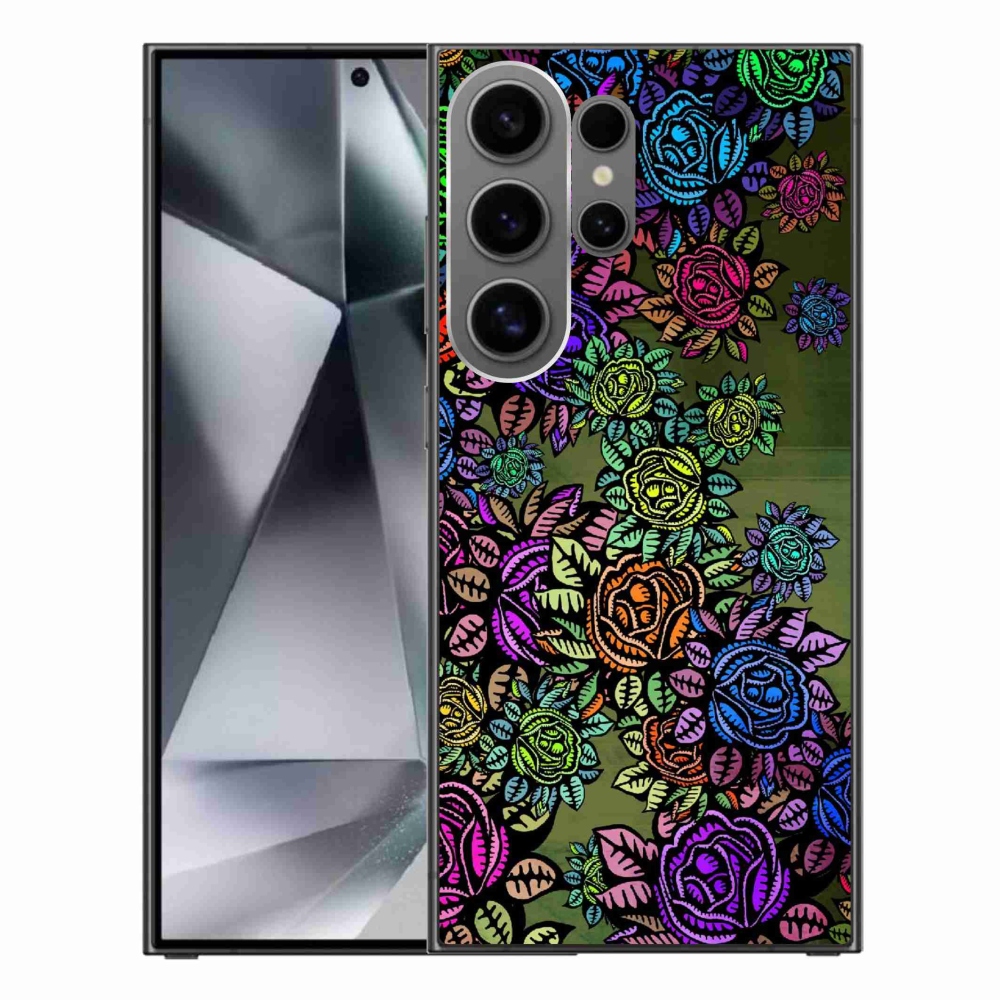 Gélový kryt mmCase na Samsung Galaxy S24 Ultra - kvety 6