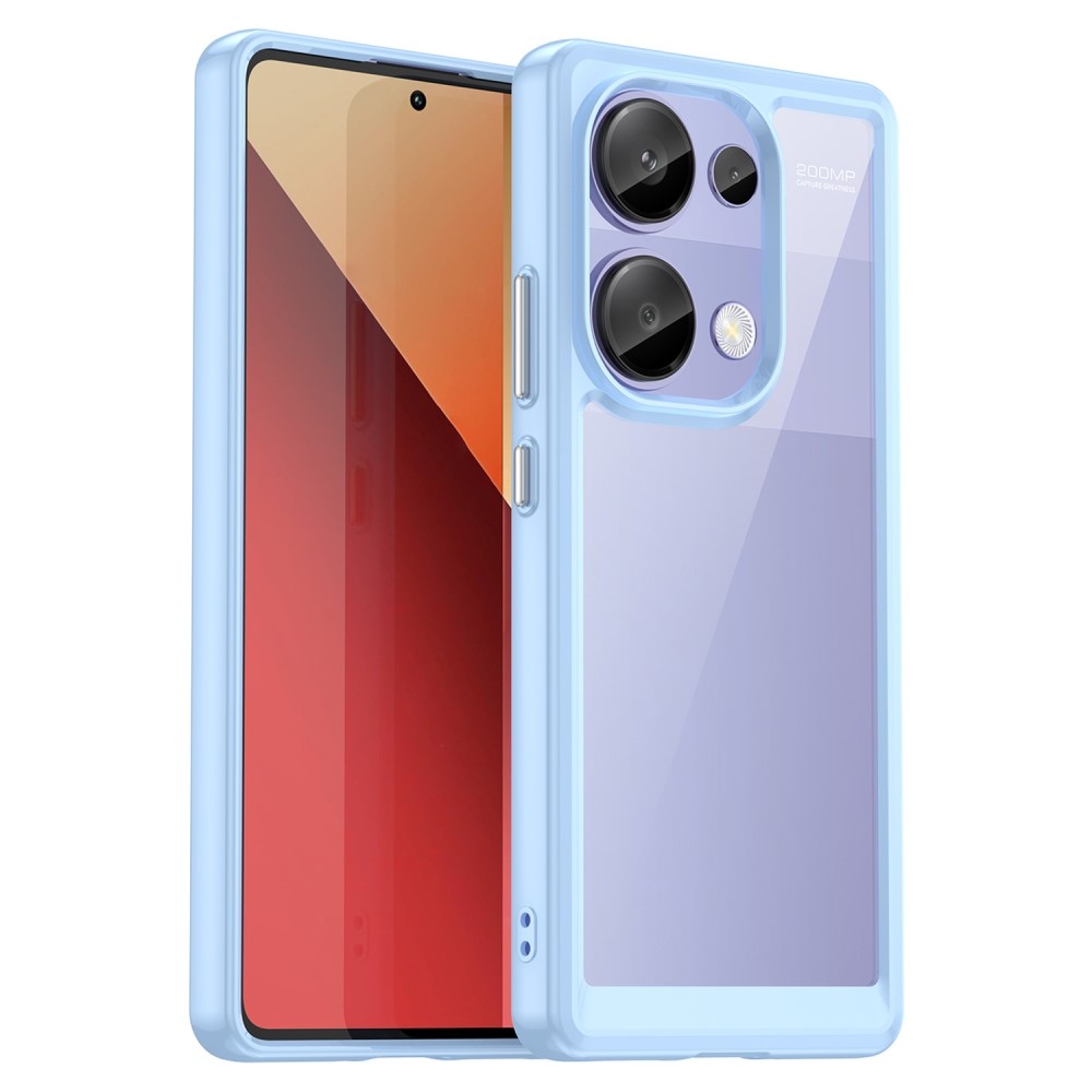 Gélový obal s pevným chrbtom pre Xiaomi Redmi Note 13 Pro 4G/Poco M6 Pro - modrý