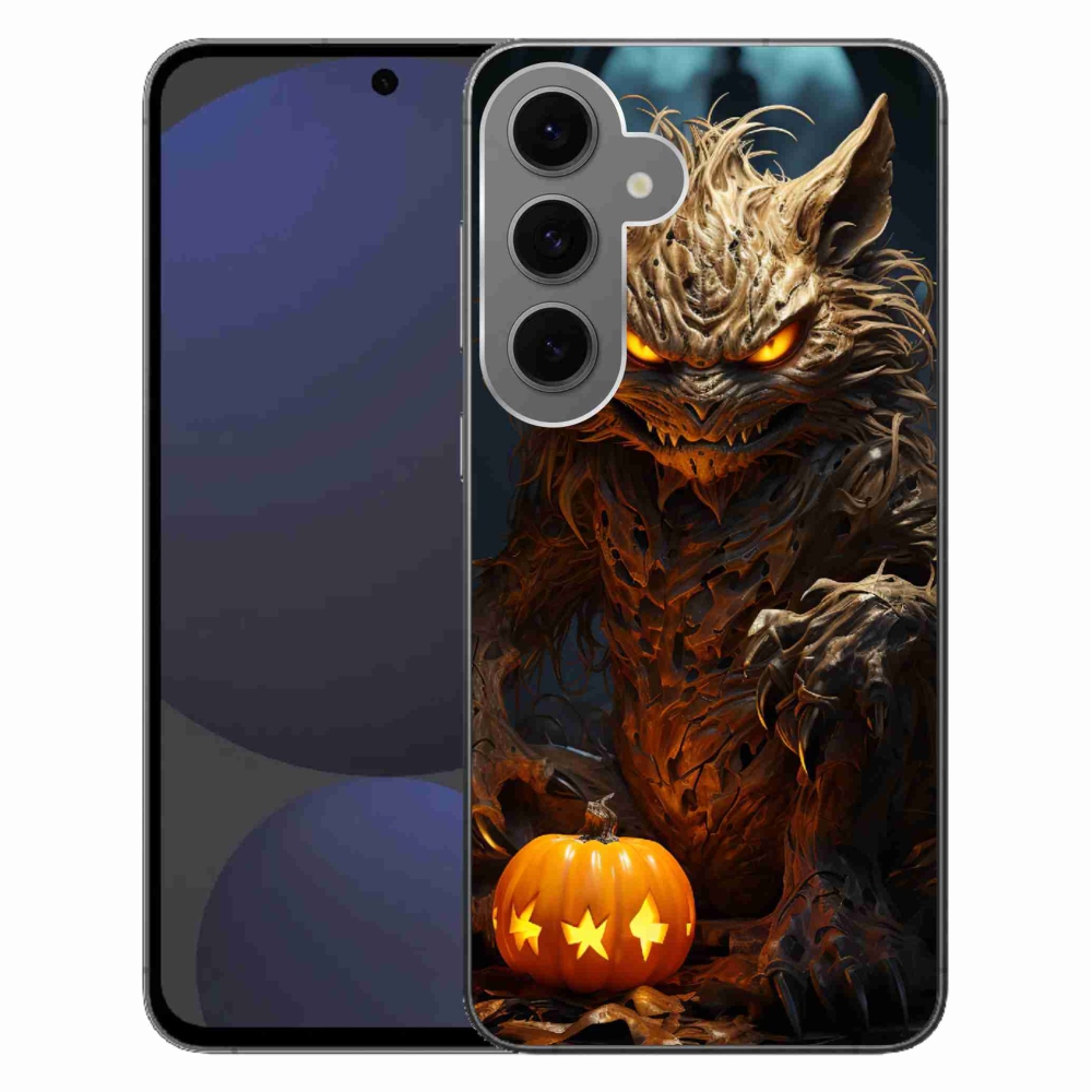 Gélový kryt mmCase na Samsung Galaxy S24 FE - halloweenska príšera