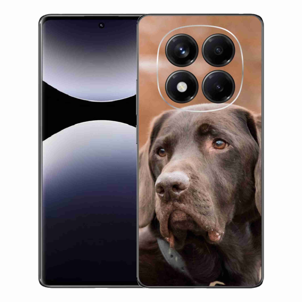 Gélový kryt mmCase na Xiaomi Redmi Note 14 Pro - hnedý labrador