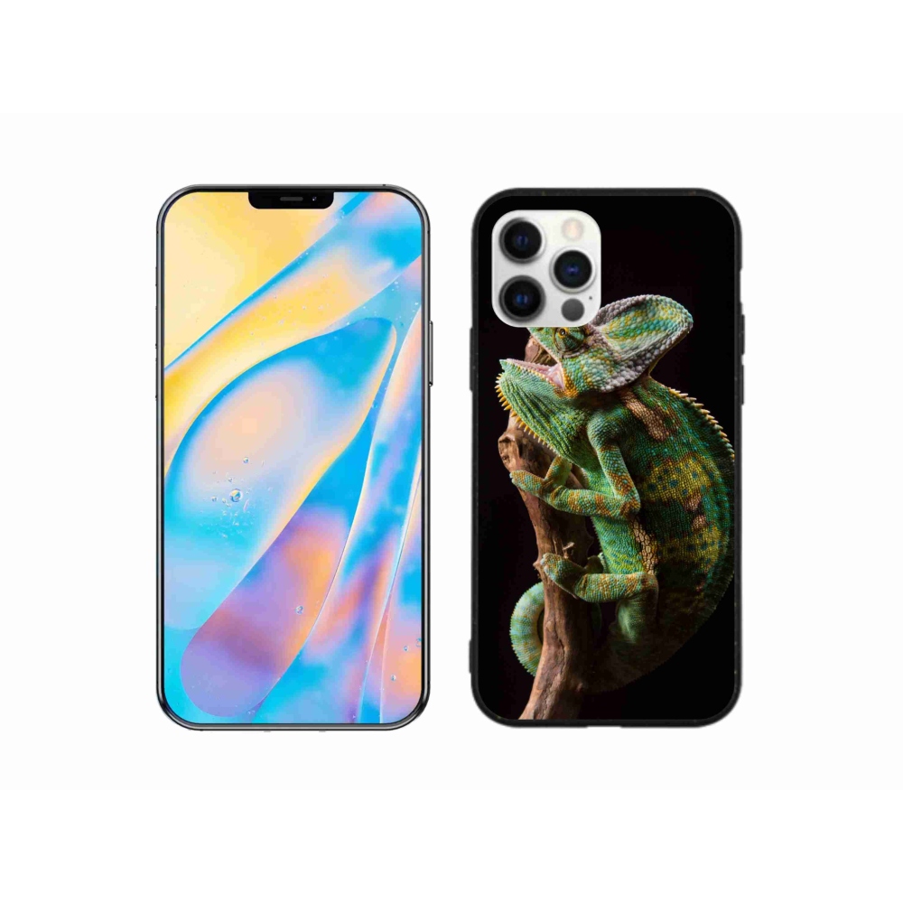 Gélový kryt mmCase na iPhone 12 Pro - chameleón