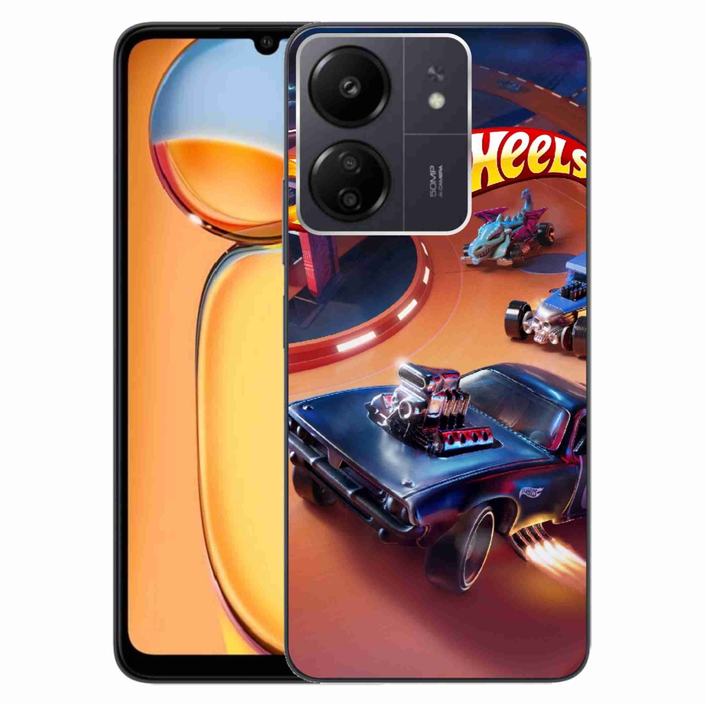 Gélový kryt mmCase na Xiaomi Poco C65/Redmi 13C - hot wheels