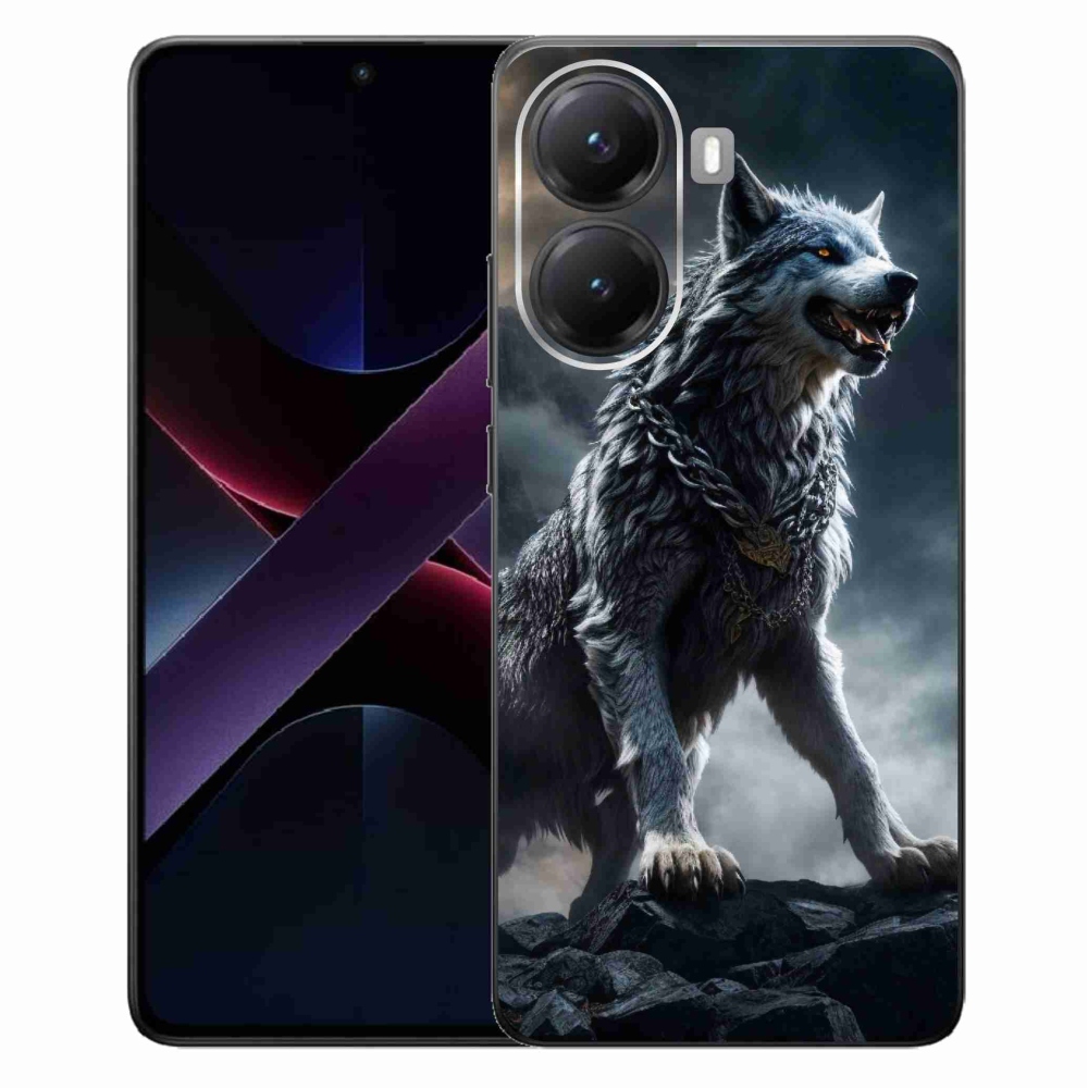 Gélový kryt mmCase na Xiaomi Poco X7 Pro 5G - vlk 1