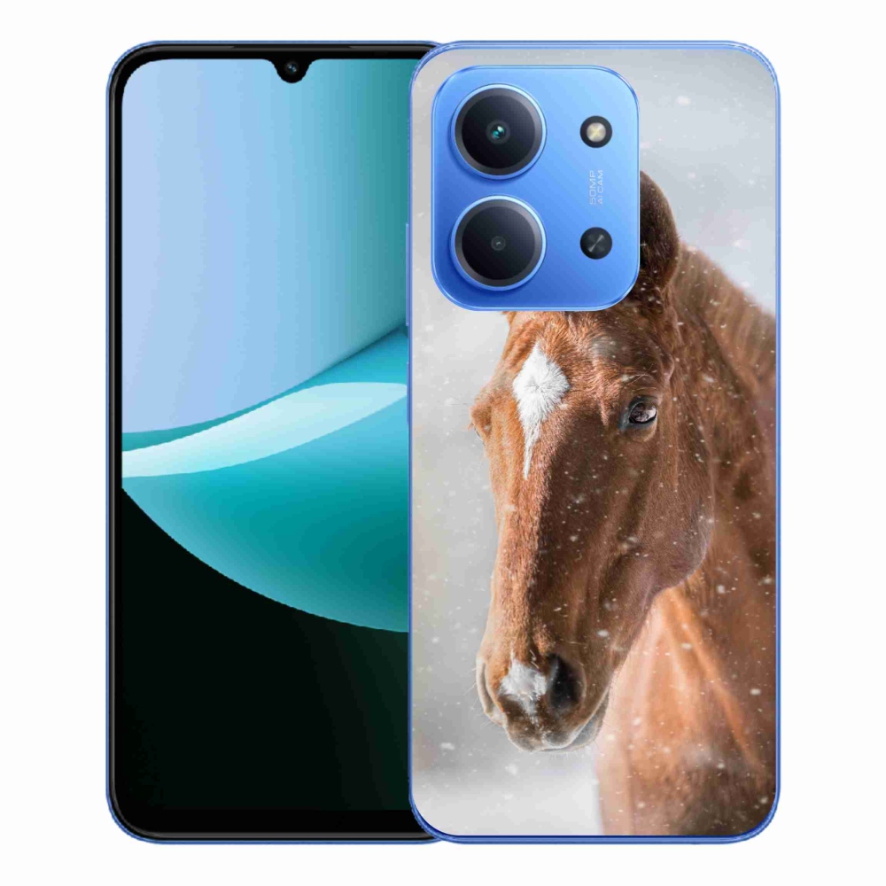 Gélový kryt mmCase na Xiaomi Redmi 15C 4G/5G (173mm) - hnedý kôň 2