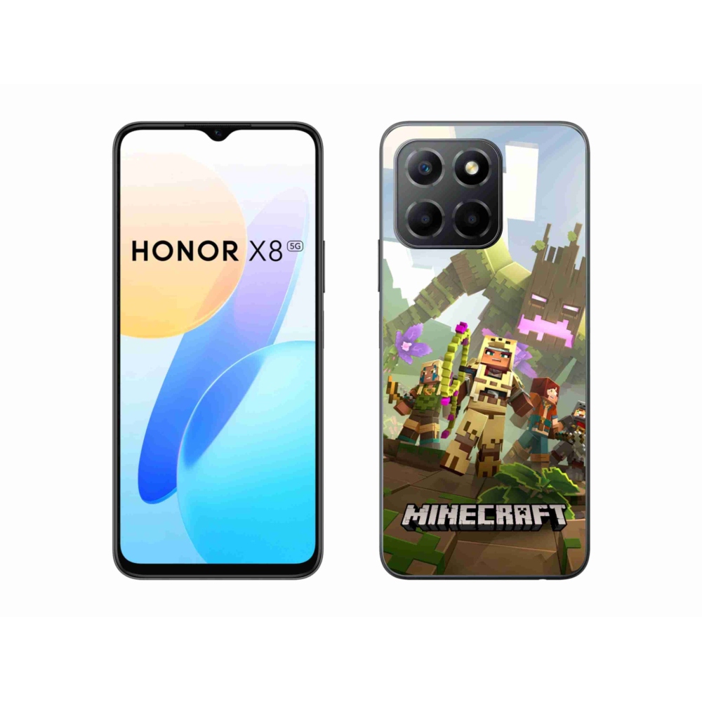 Gélový kryt mmCase na Honor X8 5G/Honor 70 Lite 5G - minecraft 1