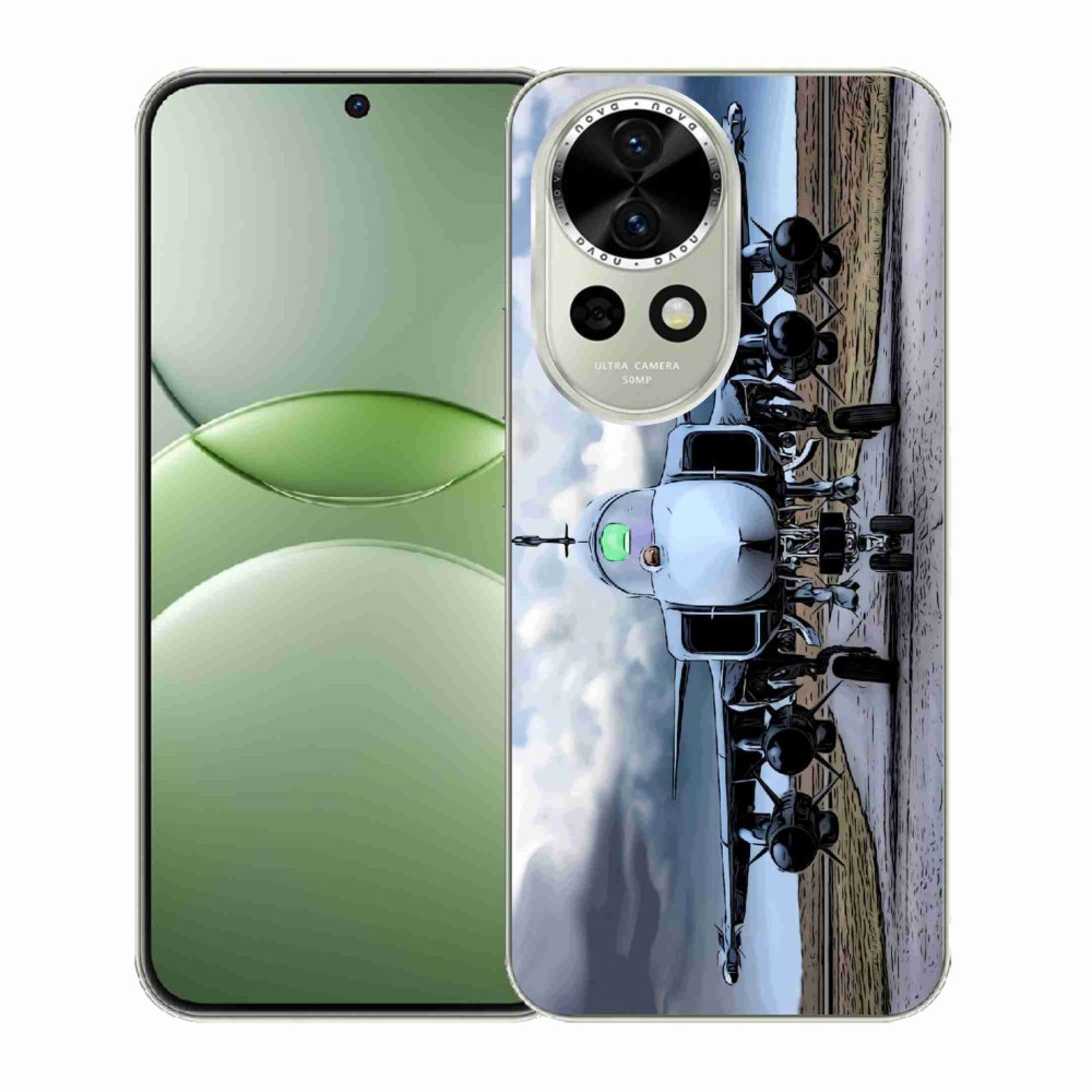 Gélový kryt mmCase na Huawei Nova 13 5G - vojenské lietadlo