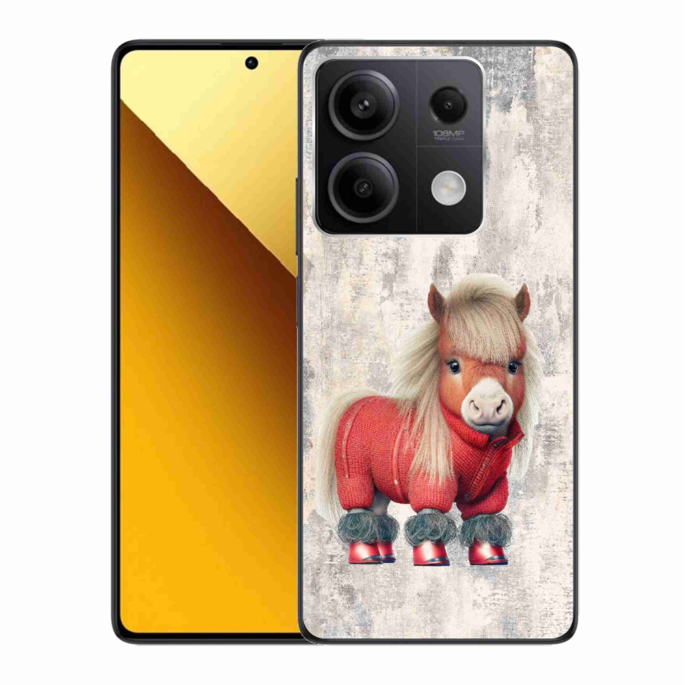 Gélový kryt mmCase na Xiaomi Redmi Note 13 5G - poník vo svetri