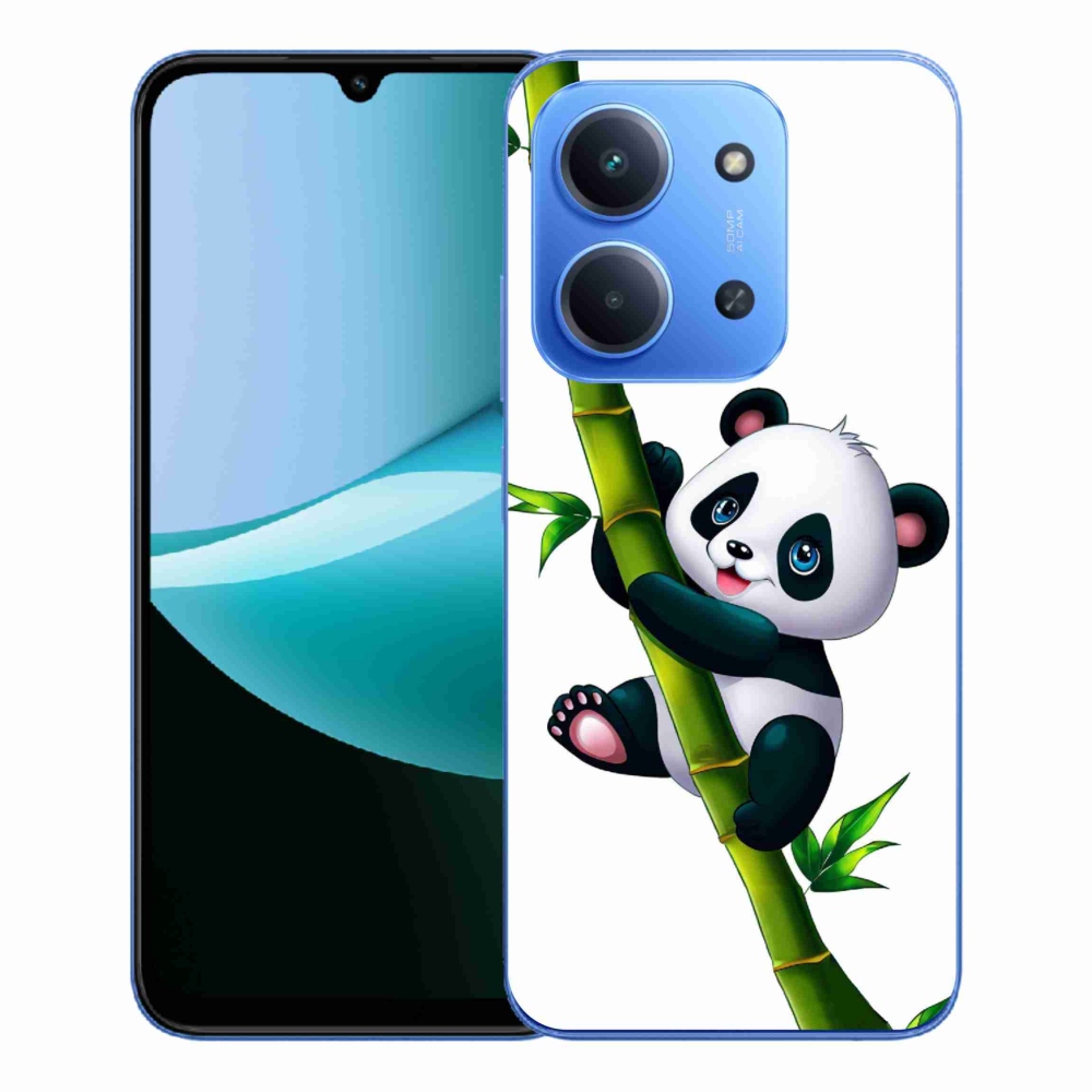 Gélový kryt mmCase na Xiaomi Redmi 15C 4G/5G (173mm) - panda na bambuse