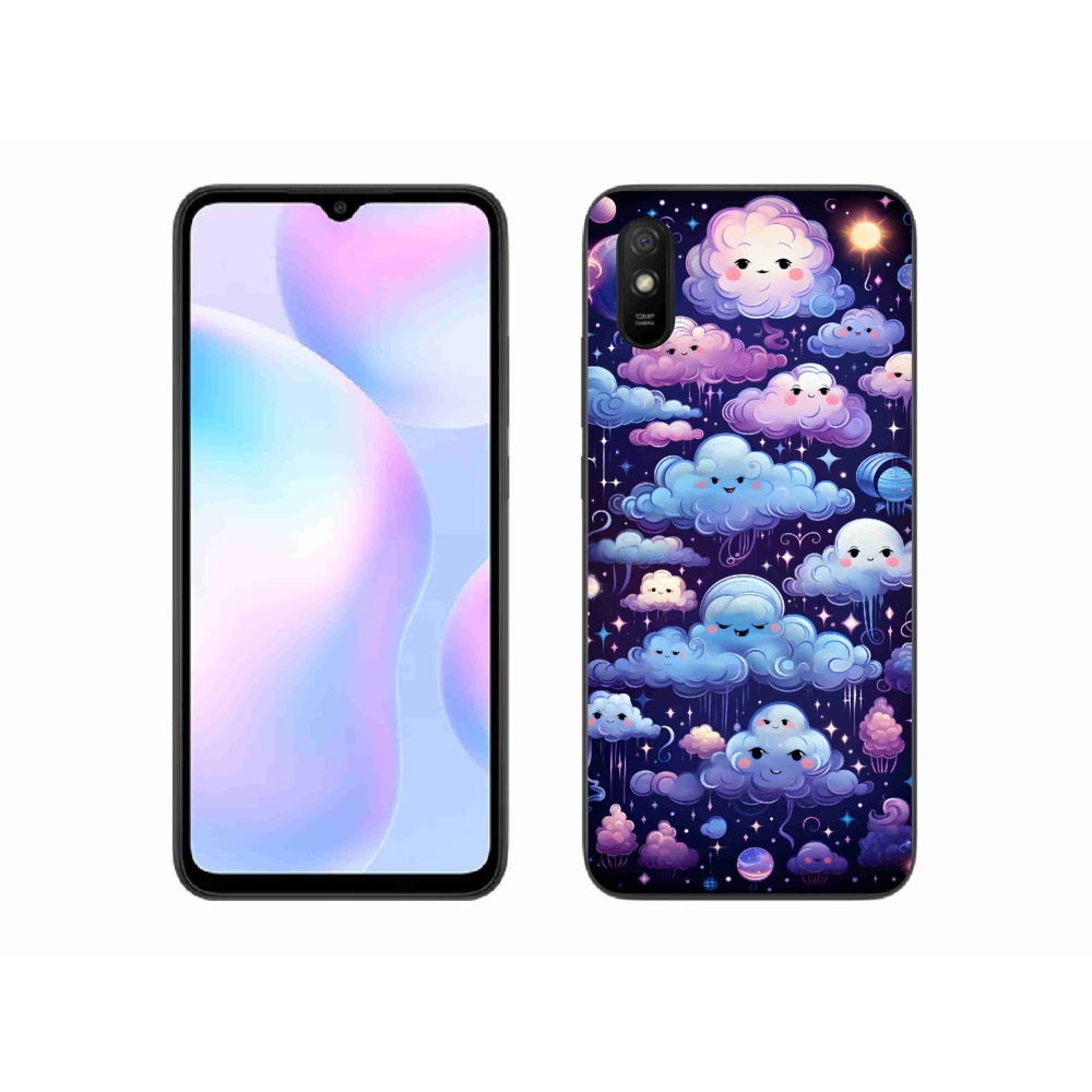 Gélový kryt mmCase na Xiaomi Redmi 9A - mráčiky