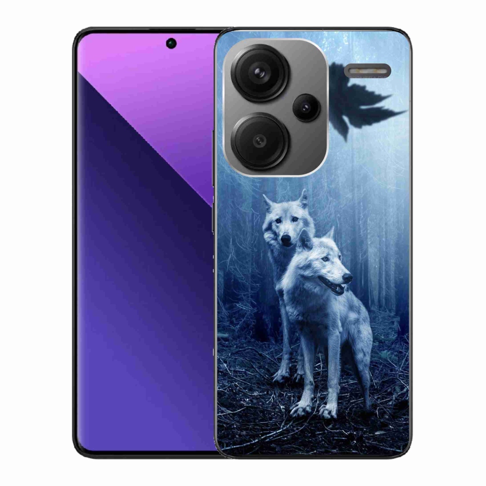 Gélový kryt mmCase na Xiaomi Redmi Note 13 Pro+ 5G - vlci v lese