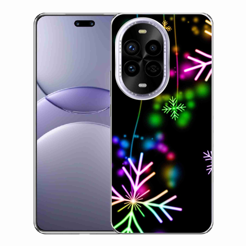 Gélový kryt mmCase na Huawei Nova 13 Pro 5G - farebné vločky