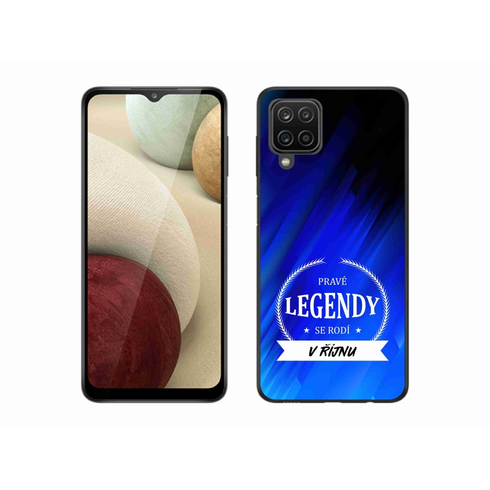 Gélový kryt mmCase na Samsung Galaxy M12 - legendy v októbri modré pozadí