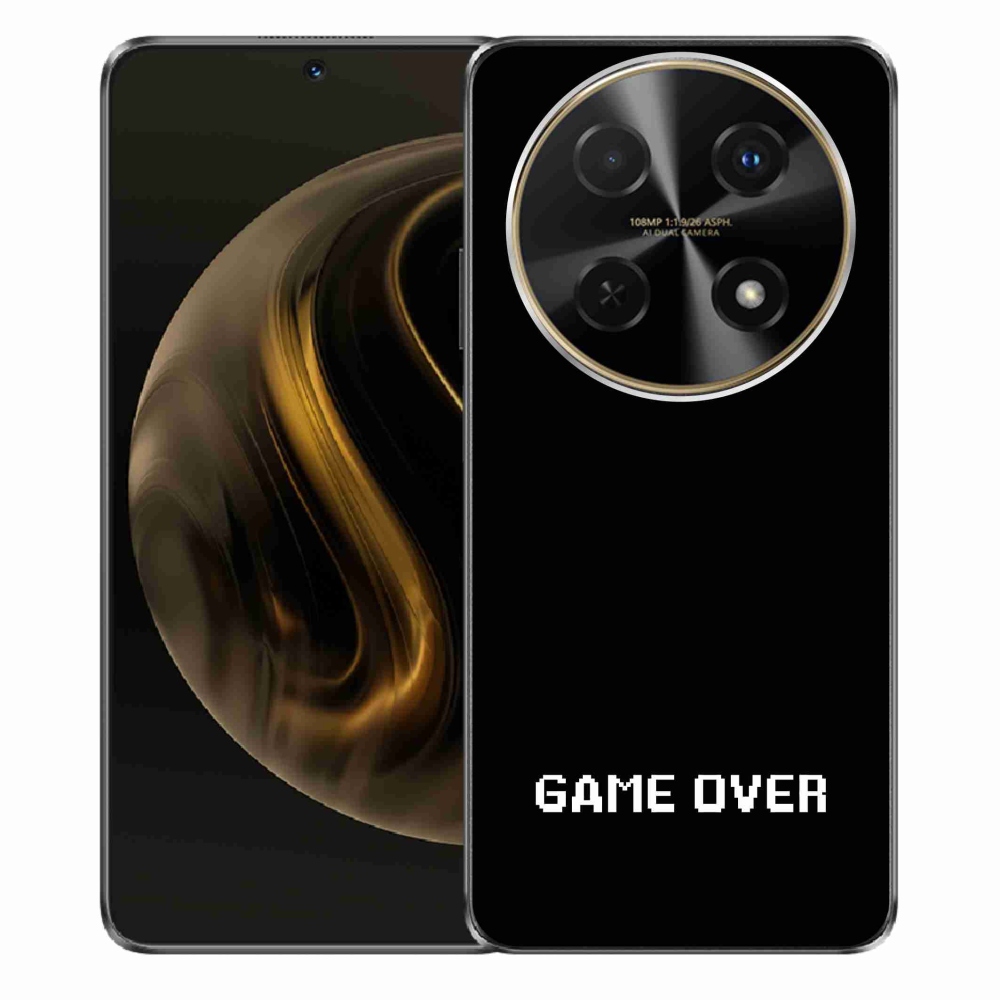 Gélový kryt mmCase na Huawei Nova 12i - game over čierne pozadie